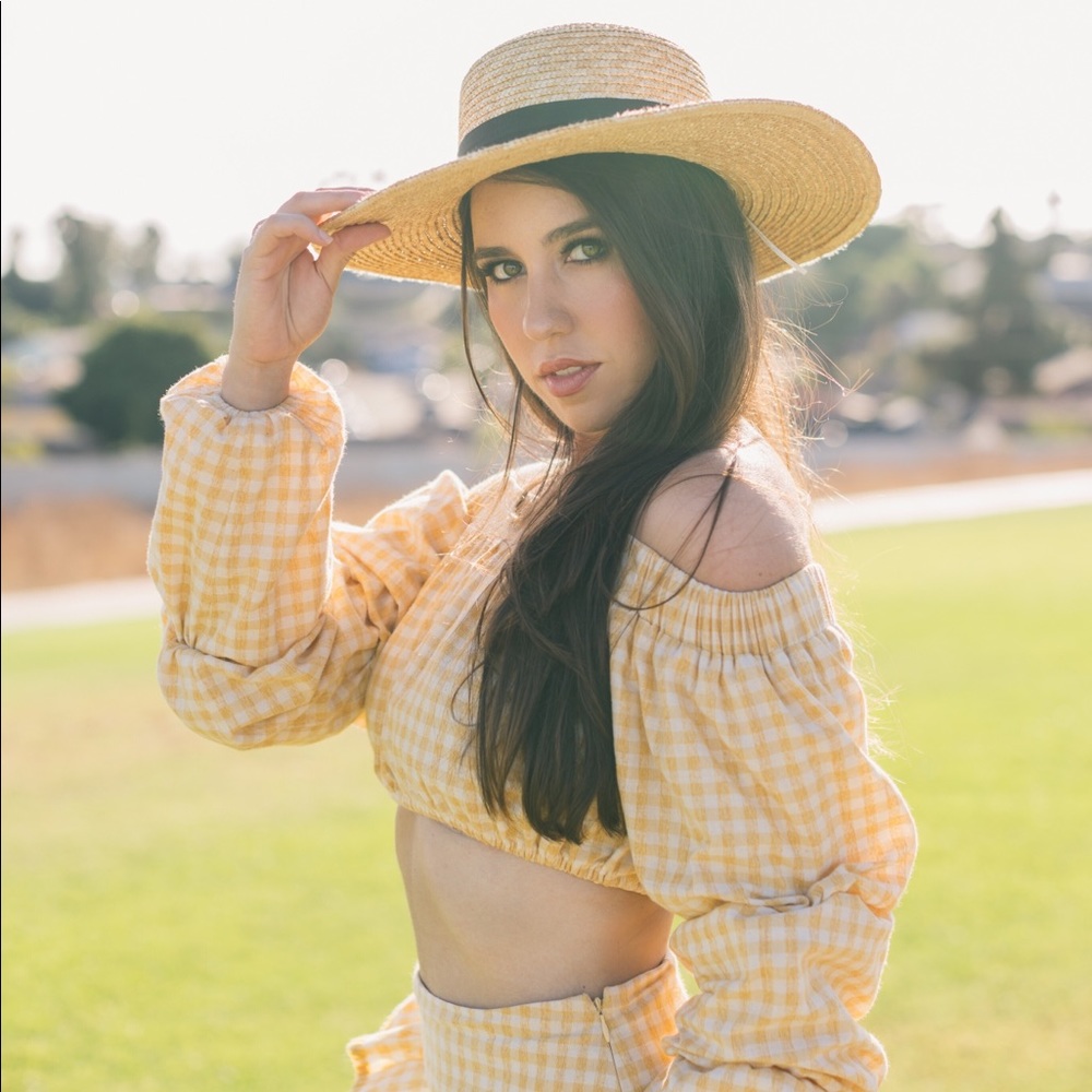 Revolve Yellow Gingham Elaine Set by TulaRosa